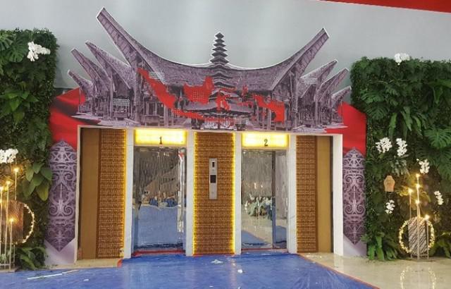 Rumah Adat Papua dan Padang Sambut Pelantikan Jokowi-Amin