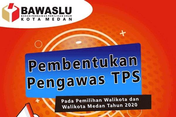 Bawaslu Kota Medan Buka Penerimaan Pengawas TPS, Ini Syaratnya