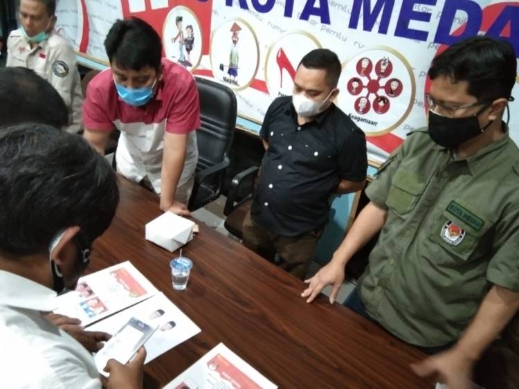 KPU Medan: Desain "Susu" Paslon Nomor Urut 1 dan 2 Sudah Disepakati