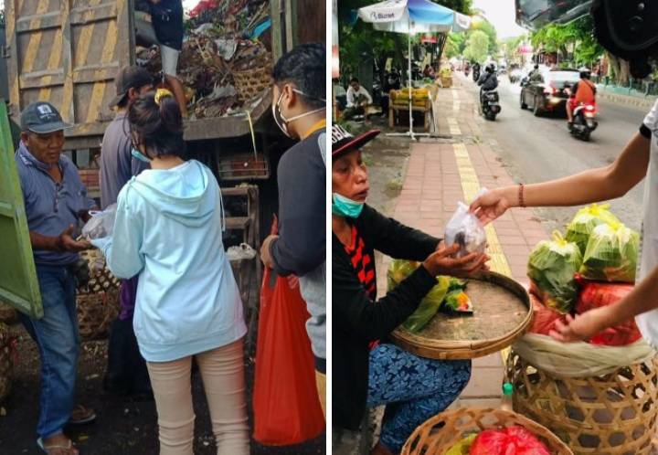 Sambut 28 Oktober, Elemen Pemuda di Denpasar Bagikan 300 Nasi Bungkus