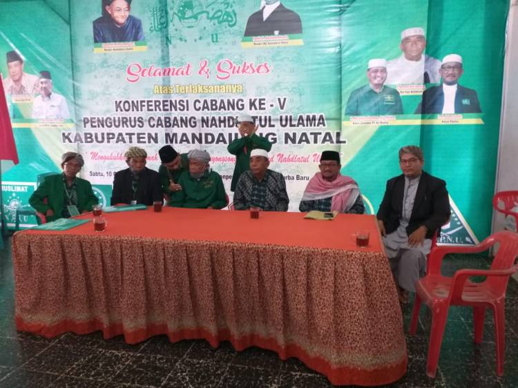 Zubeir Lubis Terpilih Sebagai Ketua PCNU Madina