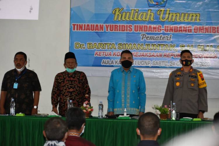 AKBP Roman Inginkan Mahasiswa UGN Lebih Terbuka Memahami UU Cipta Kerja