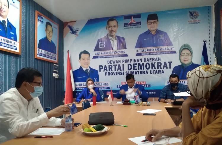 Demokrat Sumut Instruksikan Semua Kader Dukung Buruh Tolak UU Cipta Kerja
