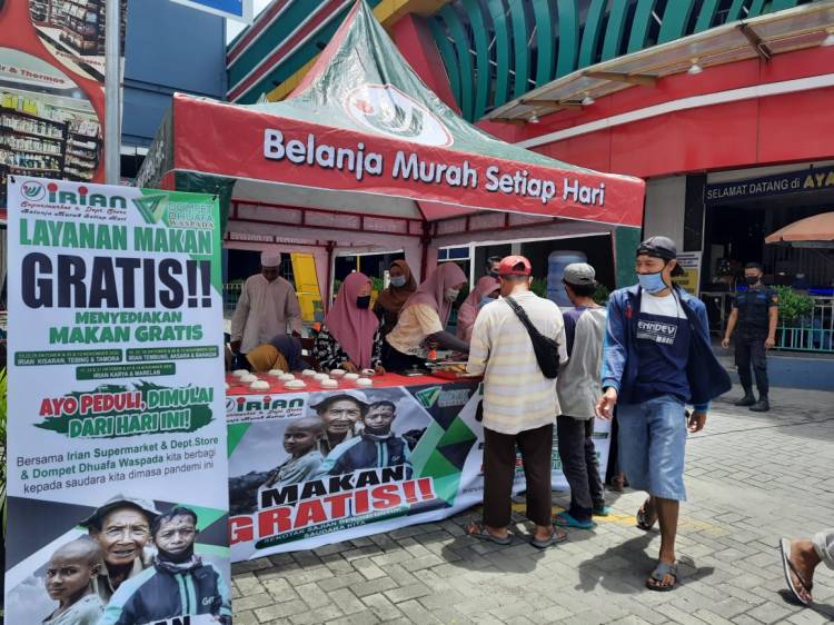 DDW dan Irian Gelar Makan Siang Gratis Untuk Masyarakat