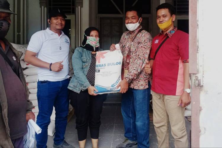 Bantuan Beras Diterima Warga Labuhanbatu
