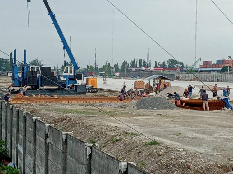 Ada Pembangunan Tembok Ilegal di STTC Belawan