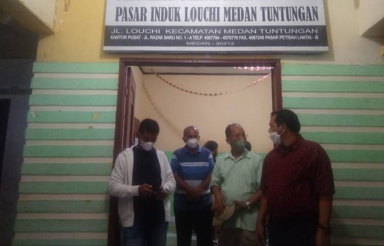 Cari Pungli, Direksi PUD Pasar Medan Sidak Malam ke Pasar Induk Lau Chi
