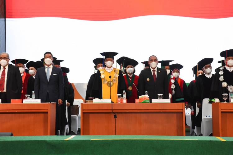 Puncak Dies Natalis ke-70, Presiden Jokowi Apresiasi atas Kontribusi USU atasi Persoalan Bangsa