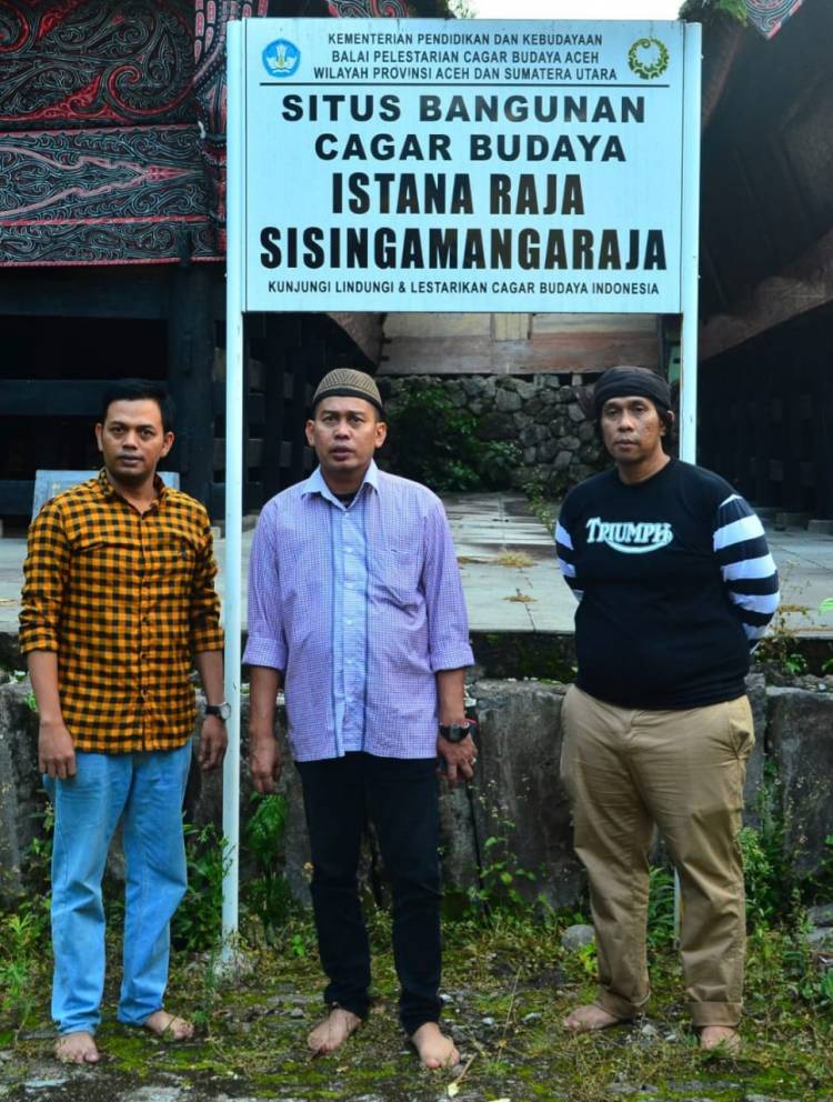 AMS Medan Deli Napak Tilas ke Istana Sisingamangaraja XII