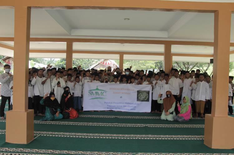 Muslammadan Serahkan Bantuan ke Pondok Pesantren Hidayatullah Bogor