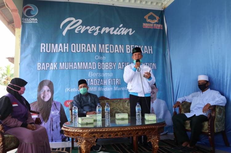 Kurang Sehat, Bobby Batal Resmikan Rumah Qur'an