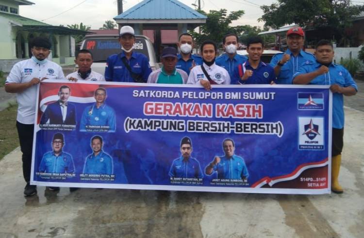 Pelopor BMI Sumut Bakti Sosial di Percut Sei Tuan Deliserdang