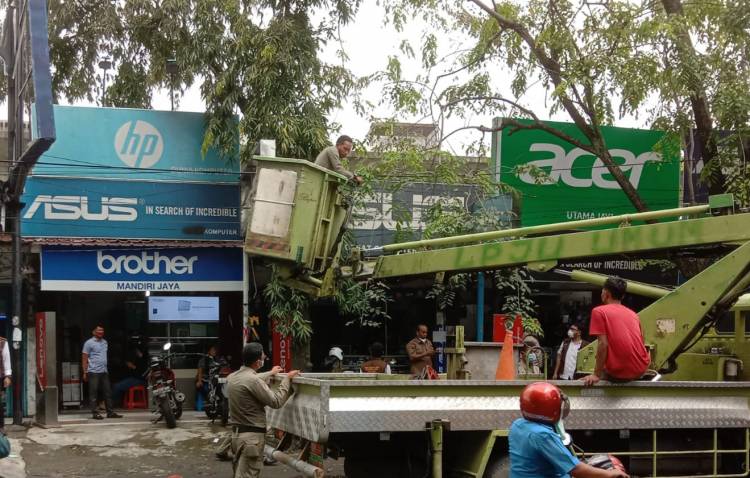 Pemko Medan Genjot APBD Dengan Bongkar Plank Reklame