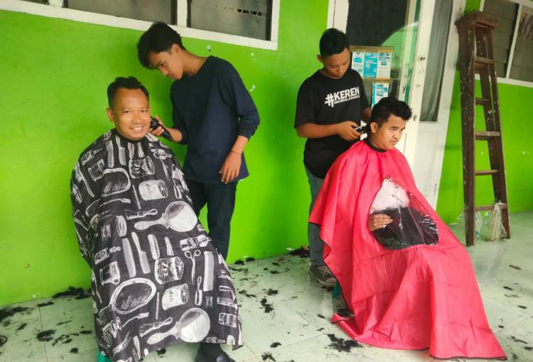 Cukur Masal Sambut Hari Jadi Alwashliyah ke-91