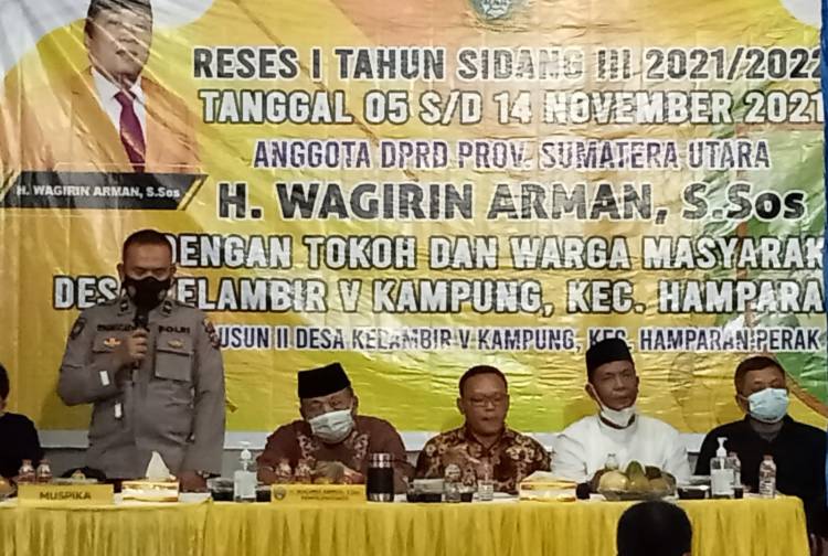 Wagirin Arman Janji Penuhi Aspirasi Masyarakat Klambir 5 Kampung