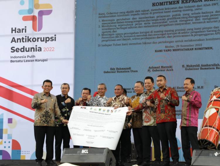 Road to Hakordia 2022: KPK Ajak Pemangku Kepentingan di Sumut Gelorakan Semangat Antikorupsi