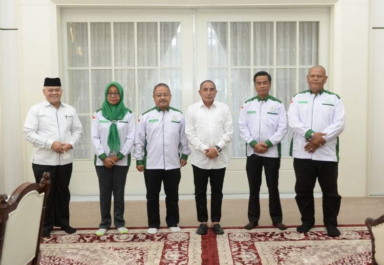 Gubsu Terima PB IKA Kartika, Inisiasi Perbaikan Kondisi SMA Kartika I-1 Medan