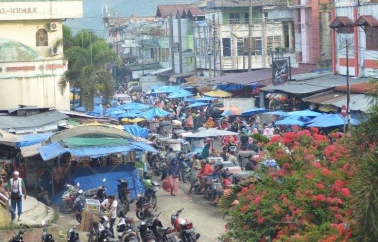 Kawasan Pasar Thamrin Sidimpuan Belum Tuntas Ditertibkan
