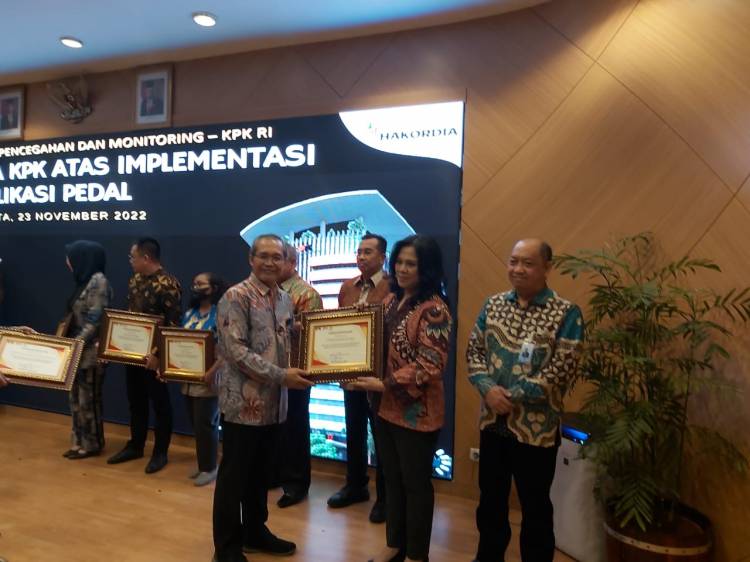 Bank Sumut Raih Penghargaan dari KPK