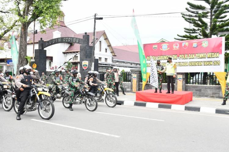 Amankan Pilkada di Sumut, Pangdam dan Kapolda Pimpin Patroli Skala Besar