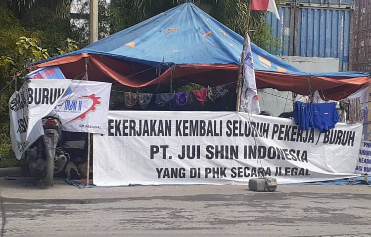 7 Bulan Ratusan Buruh di PHK: FSPMI Minta Kadisnaker Sumut Tegas ke PT Juishin Indonesia