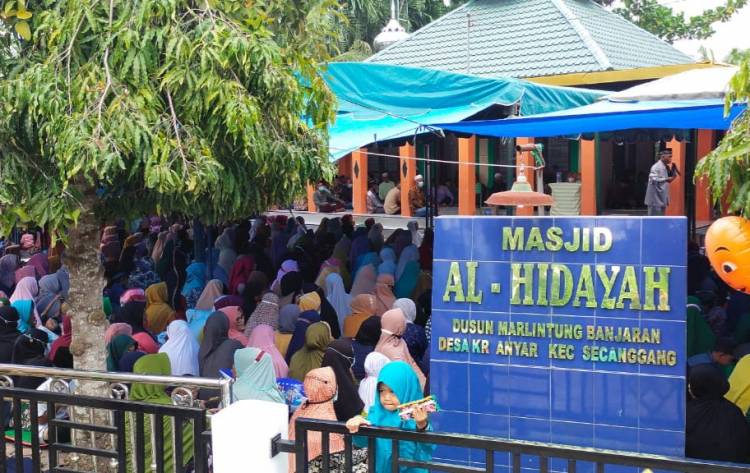 Kaum Banjar Kalimantan di Kabupaten Langkat Rayakan Maulid Nabi Muhammad SAW