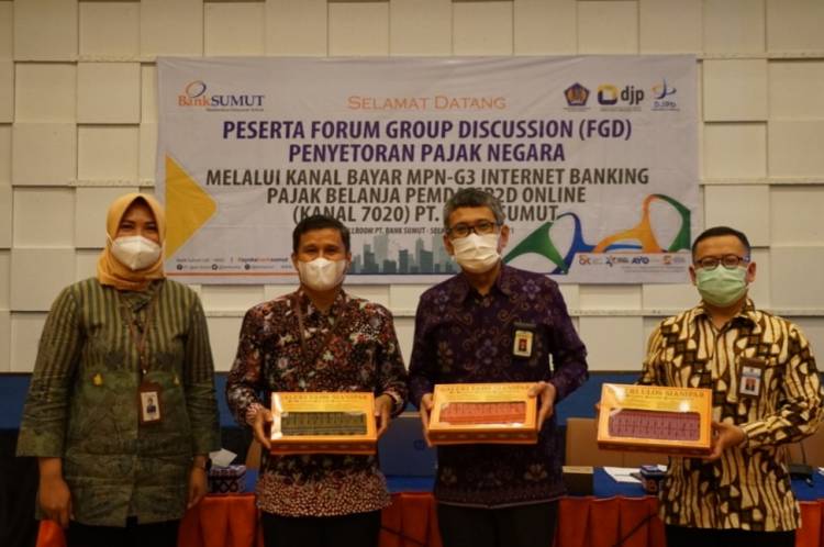 PT. Bank Sumut Gelar FGD Penyetoran Pajak Negara MPN G3 Bersama Kementerian Keuangan