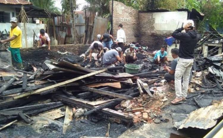 3 Rumah di Langkat Ludes Terbakar