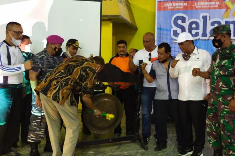 Proliga Turnamen Voli Bupati Langkat Cup 2021 Dibuka