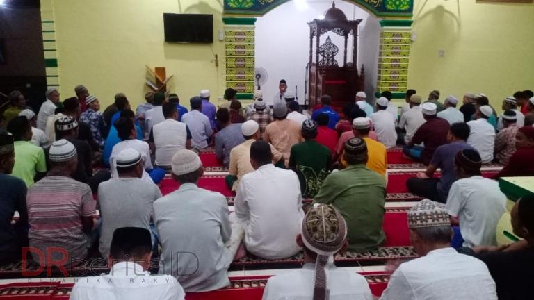 129 WBP Lapas Pemetang Siantar Laksanakan Sholat Tarawih