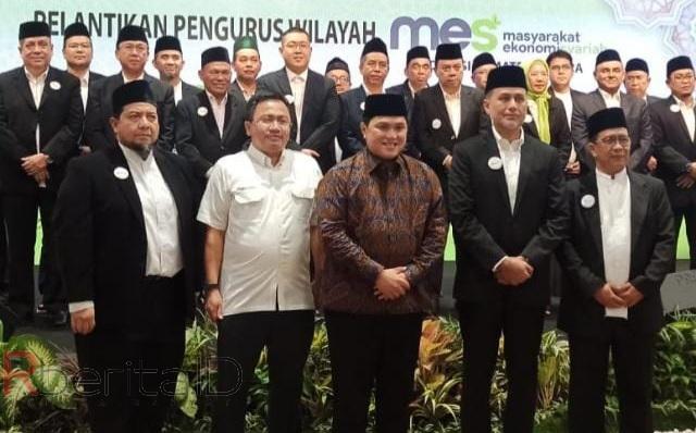 Erick Thohir Lantik Ijeck Ketua MES Sumut Periode 2023-2026