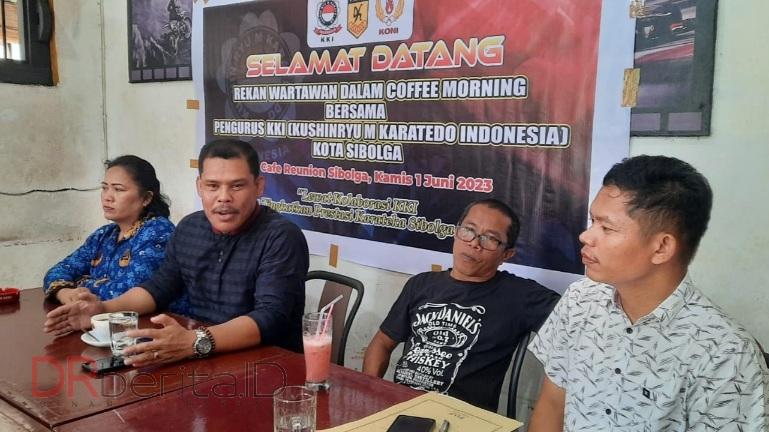Ketua KKI Sibolga Ajak Media Kolaborasi Lahirkan Karateka Juara