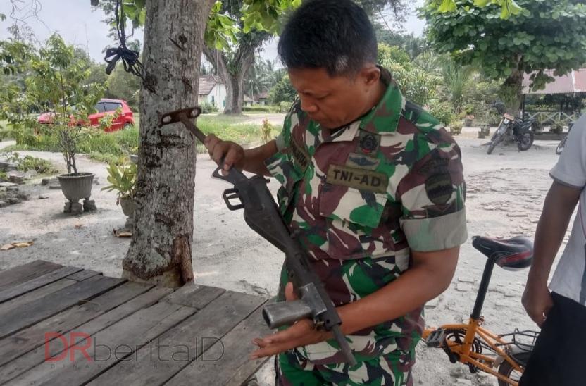 Senpi Peninggalan Penjajahan Belanda Ditemukan Warga Asahan di Sungai Bunut