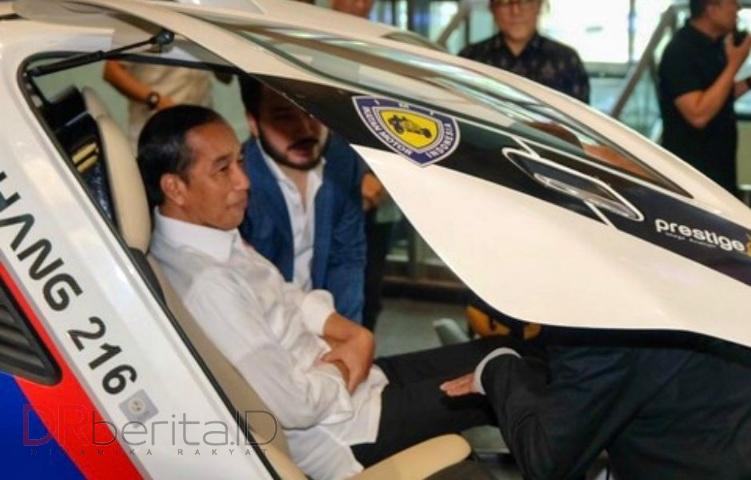 Ehang 216, Heli IMI Tanpa Pilot Dikunjungi Presiden Jokowi