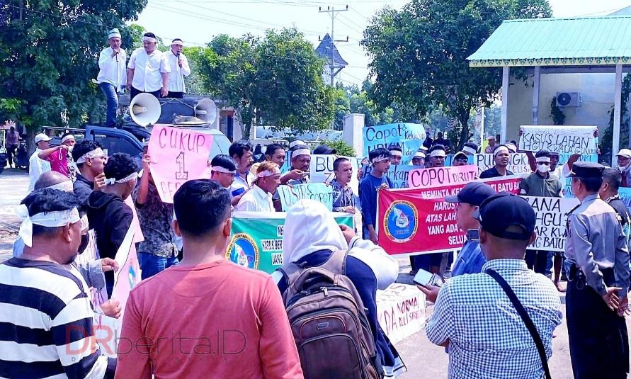 Ratusan Massa Tuntut Uang Kas Daerah Batubara Rp7,6 Miliar Hilang Segera Dicari