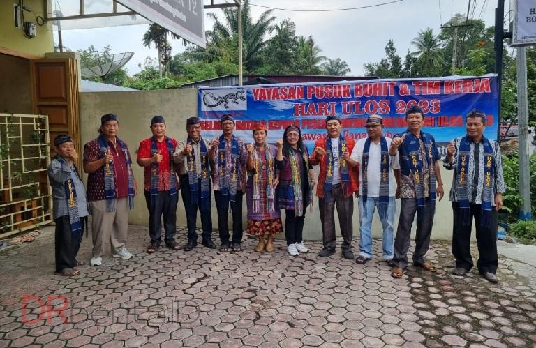 Walau Hujan Lebat, Ramah Tamah Tim Kerja Ulos Berjalan Lancar di Kota Siantar Simalungun