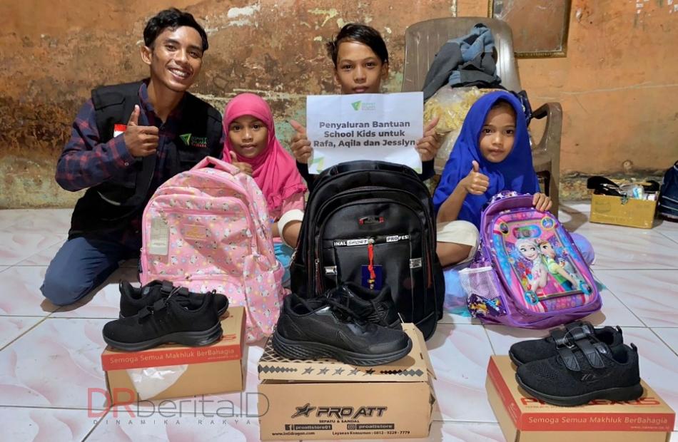 Sempat Terhenti Karena Kendala Ekonomi, 3 Bersaudara Ini Akhirnya Kembali Sekolah