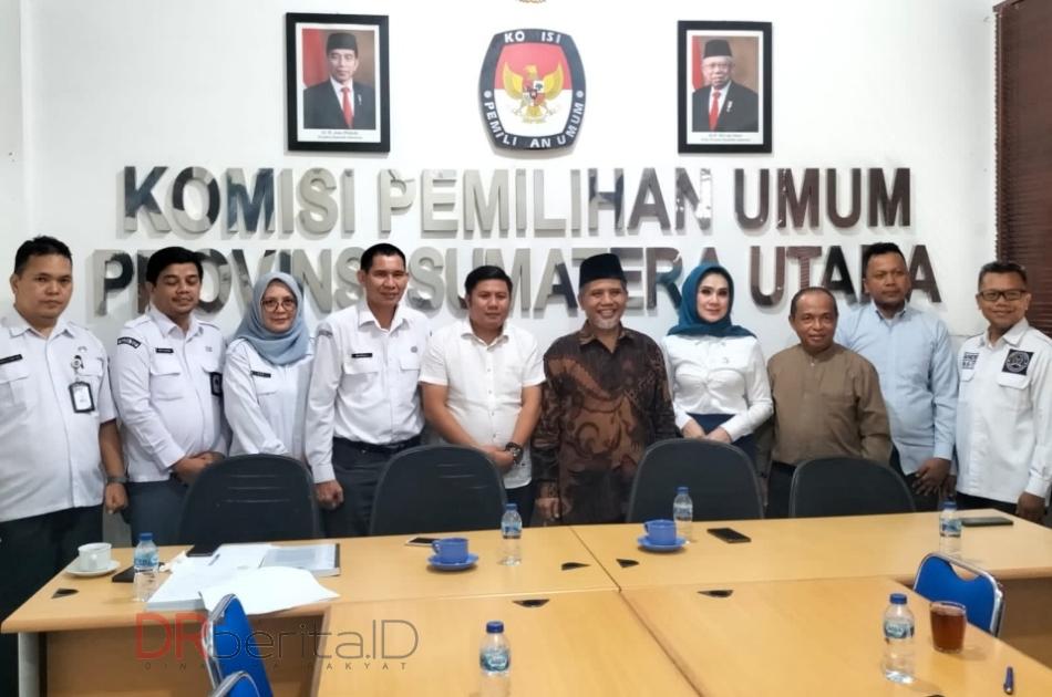 Anggota DPD RI Kunjungi KPU Sumut, Ingatkan Signal Buruk