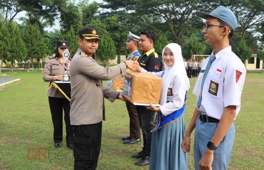 3 Siswa SMA Sergai Juara Konten Kreatif Tertib Lalulintas Polri