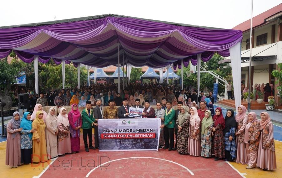 Terhimpun Rp18 Juta, MAN 2 Model Medan Bantu Donasi ke Palestina