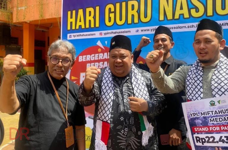Donasi Rp22 Juta, YPI Miftahussalam Medan Serukan Dukungan Untuk Palestina