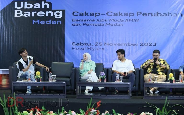 Gerak Nyata Mikail dan Rara AMIN Ajak Mahasiswa Sumut Lakukan Perubahan