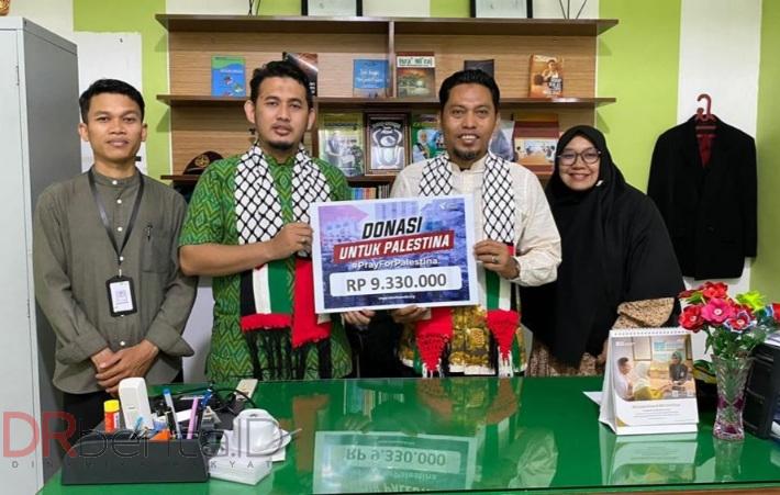 SD Pancabudi Medan Bantu Donasi ke Palestina