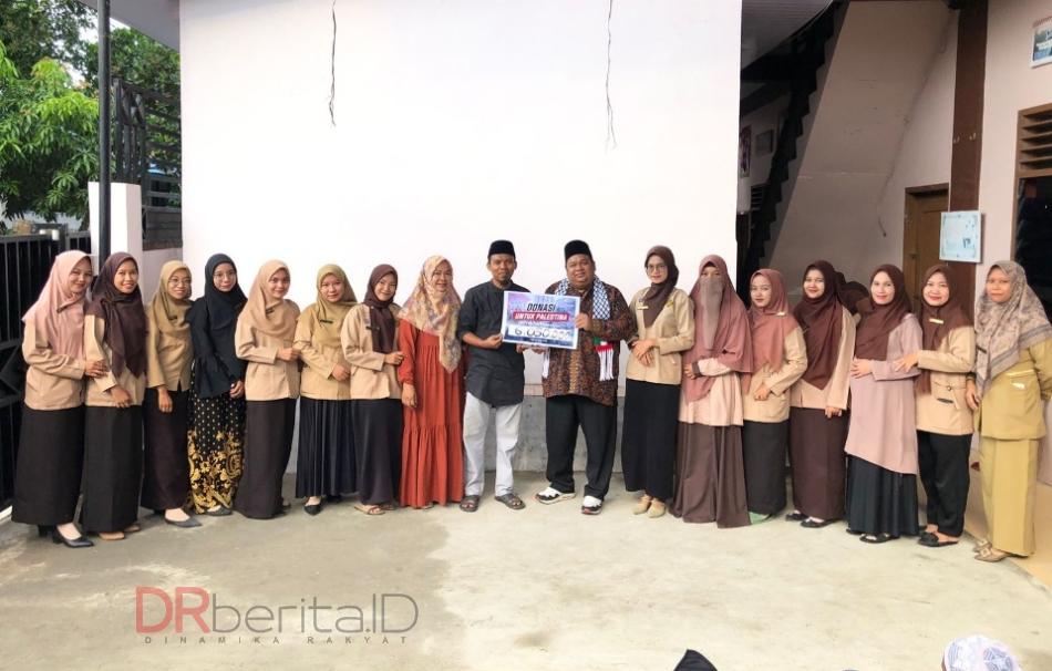 YPI Khansa Khalifah Bantu Palestina Lewat Donasi ke DDW