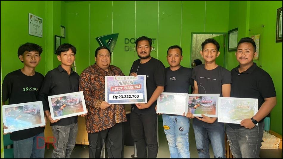 Aliansi Pemuda Saentis Peduli Salurkan Donasi Palestina Rp23 Juta