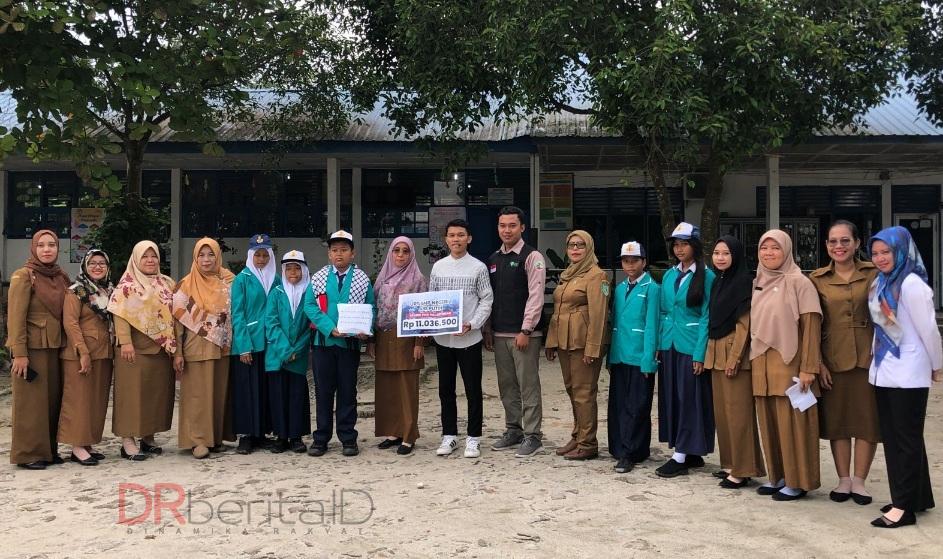 UPT SMPN 1 Air Putih Salurkan Donasi Palestina Melalui DDW
