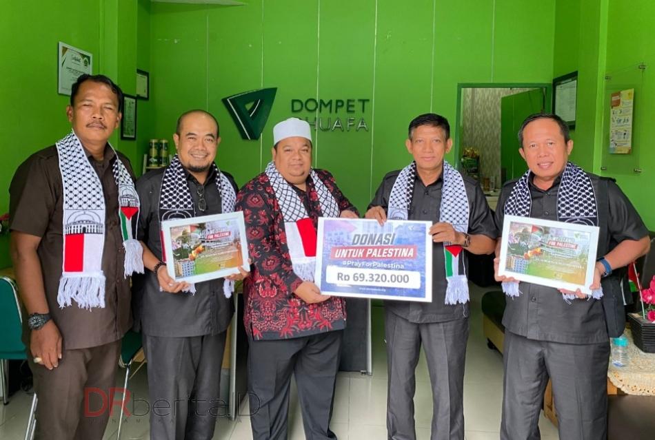Karyawan PT. MAI dan PT. SMS Salurkan Donasi Palestina Rp69 Juta