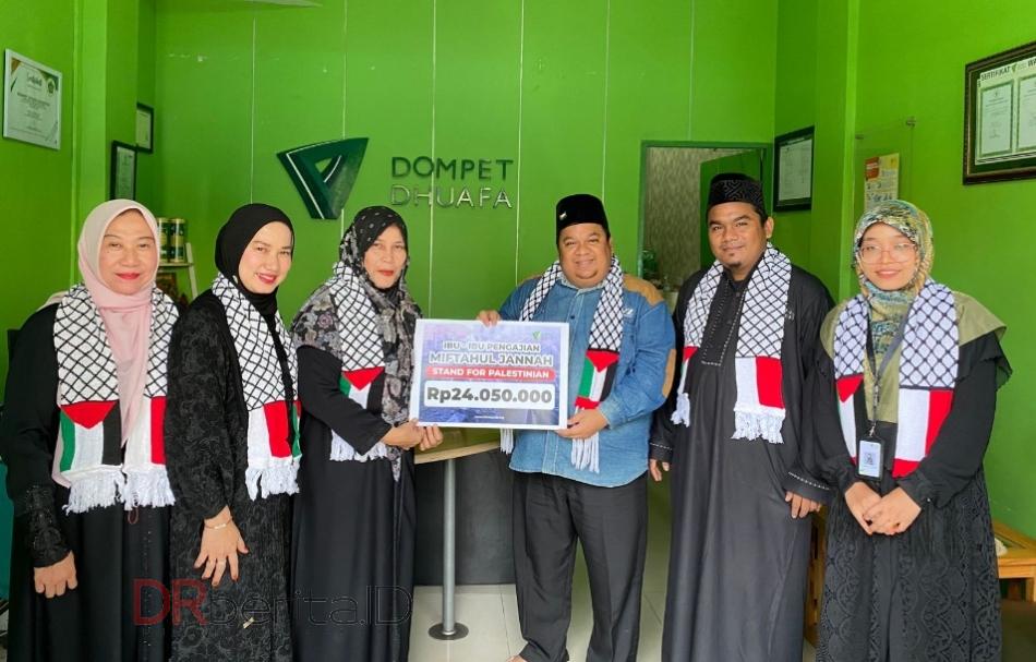 Miftahul Jannah PTPN 3 Medan Salurkan Donasi Palestina Rp24 Juta