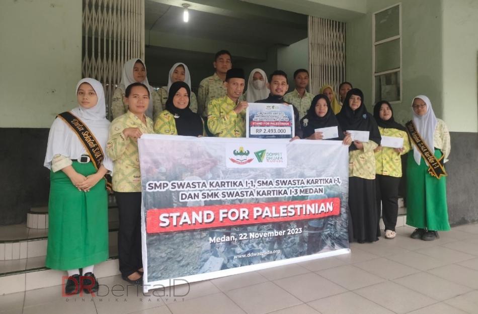 SMP, SMA dan SMK Kartika Medan Donasi Untuk Palestina