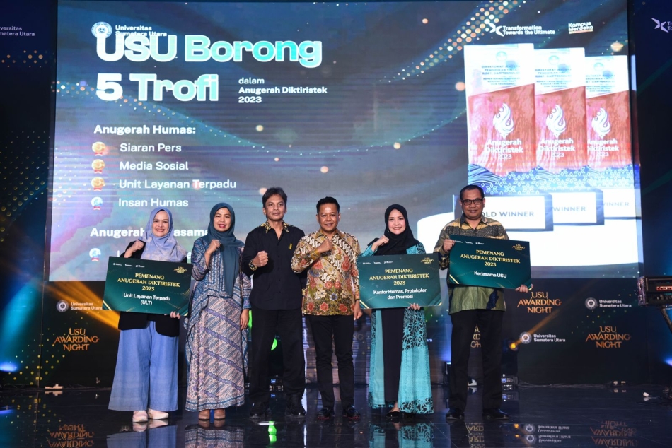 USU Awarding Night 2023, Ini Kata Rektor Muryanto